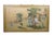 Mid 20th Century Chinese Hand Painted Silk Folding Screen. Titled Bógǔ tú which translates to pictures of antiquities. The...