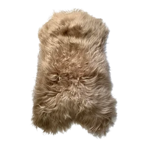 Champagne Icelandic Sheepskin Hide Throw Rug