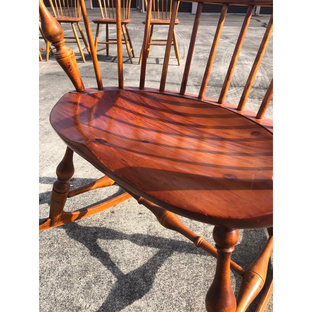 Classic Windsor Style Rocking Chair For Sale In Philadelphia - Image 6 of 12