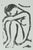 André Derain (1880-1954) (after) Seated Nude Black and white woodcut On wove paper, 28 x 38 cm (approx. 11 x 15 inches)...
