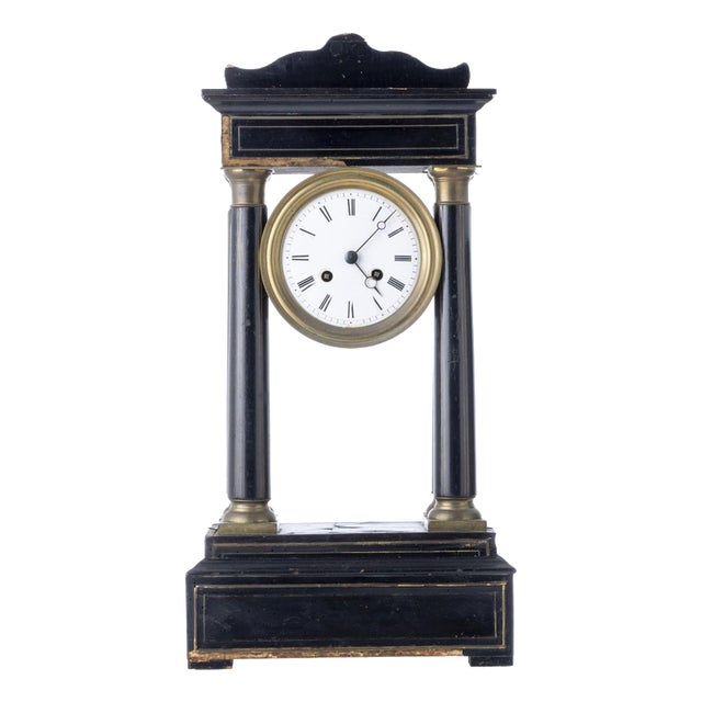 Napoleon III Table Clock, 19th Century For Sale