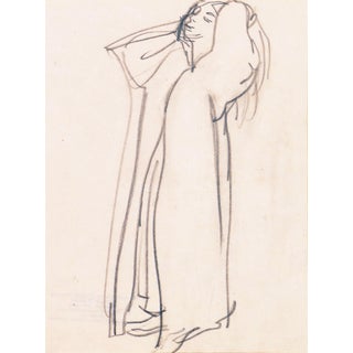 'Woman Standing' by Victor Di Gesu, Carmel Artist, Louvre, Paris, Academie Chaumiere, San Francisco Art Association, Los Angeles County Museum of Art For Sale