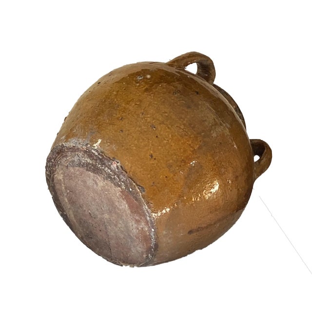 Old Asian Earthenware Pottery Storage Jar For Sale - Image 4 of 6