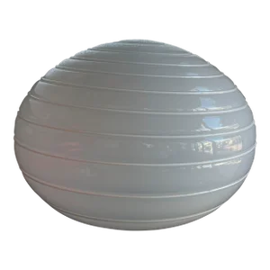 Italian Round Ball Swirl Glass Table Lamp