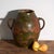 Brown Vintage Two-Handled Glazed Earthenware Pot, Central Europe, 1920 For Sale - Image 8 of 8