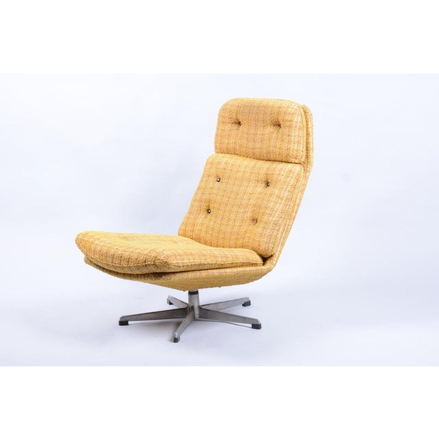 Architect: Gerald Neusser Maker: Interier Praha Introducing an elegant pair of Mid-Century swivel armchairs, originating...
