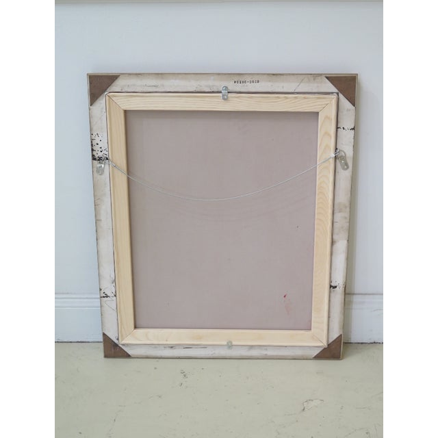 1990s Saxophone Musician Framed Oil Painting on Canvas For Sale In Philadelphia - Image 6 of 6