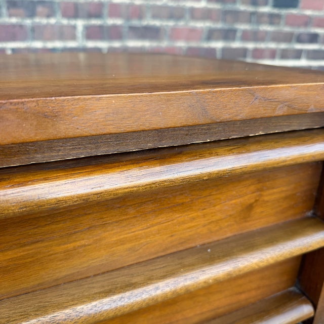 Lane Rhythm Walnut Nightstand For Sale - Image 11 of 12