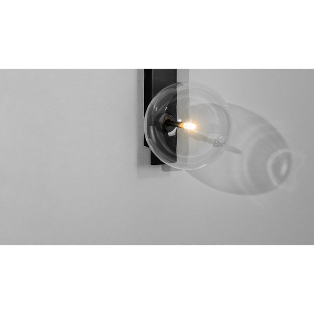 Transparent Oslo Triple Sconce For Sale - Image 8 of 12