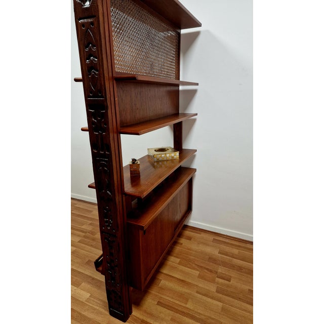 Entrance Divider in Teak, Italy, 1960s For Sale - Image 13 of 18