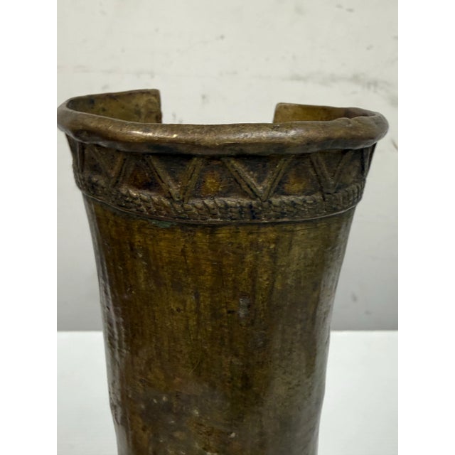 Antique African Cast Bronze Arm Cuff For Sale - Image 12 of 12