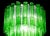 Mid-Century Green Murano Glass Tronchi 4-Tier Chandelier, 1960 For Sale - Image 14 of 16