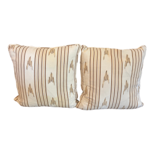 Mark Sikes Santa Barbera Ikat Pillow Covers With Welt, a Pair