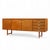 Mid-Century Modern Kai Kristiansen for Feldballes Møbelfabrik Mid 20th Century Danish Teak and Brass Credenza For Sale - Image 3 of 10