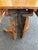 Antique Claw Feet Round Oak Pedestal Dining Table With Leaf For Sale - Image 9 of 17