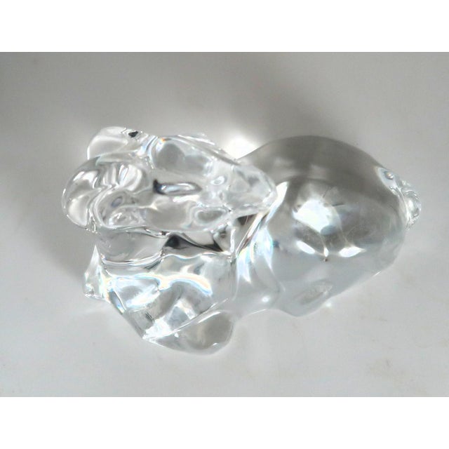 Baccarat Baccarat, France Fine Crystal Ram Paperweight For Sale - Image 4 of 13
