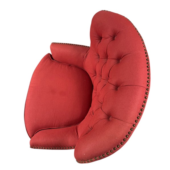 Traditional Late 20th Century Barrel Back Chair For Sale - Image 3 of 4