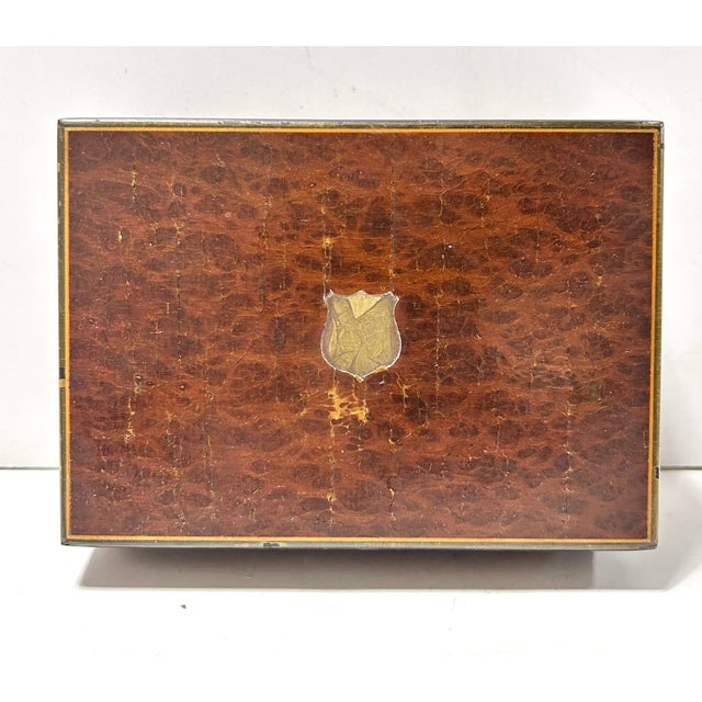 Vintage Reuge Sainte-Croix Swiss Music Box in Burl Wood Case, Working For Sale - Image 16 of 17
