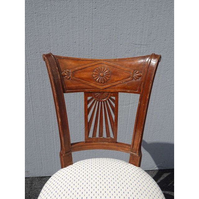 Vintage French Provincial White Accent Chair Chairish