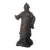 Vintage Cast Bronze Guan Yu Figurine With Qianlong-Style Mark For Sale