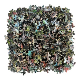 "Bahama Breeze" Abstract Mixed-Media Sculpture by Jeffrey Wilcox Paclipan For Sale