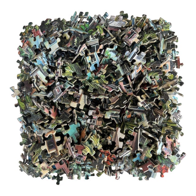 "Bahama Breeze" Abstract Mixed-Media Sculpture by Jeffrey Wilcox Paclipan For Sale