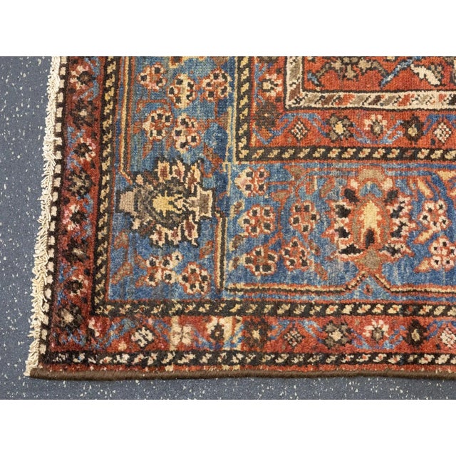 Antique Malayer Rug 3'11'' x 5'7'' For Sale - Image 4 of 12