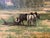 Realism Large Guillaume Lauters 19th-C Pastoral Landscape Oil Painting, Superb Frame For Sale - Image 3 of 6