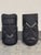 Design Plus Gallery presents a Pair of Hand Carved Native Wall Masks by Akios Industries. The masks have bold geometric...
