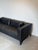 Indera 3-Seater Sofa in Black Leather For Sale - Image 4 of 8