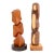 Janet Handler Abstract Carved Wood Sculptures, 2 For Sale