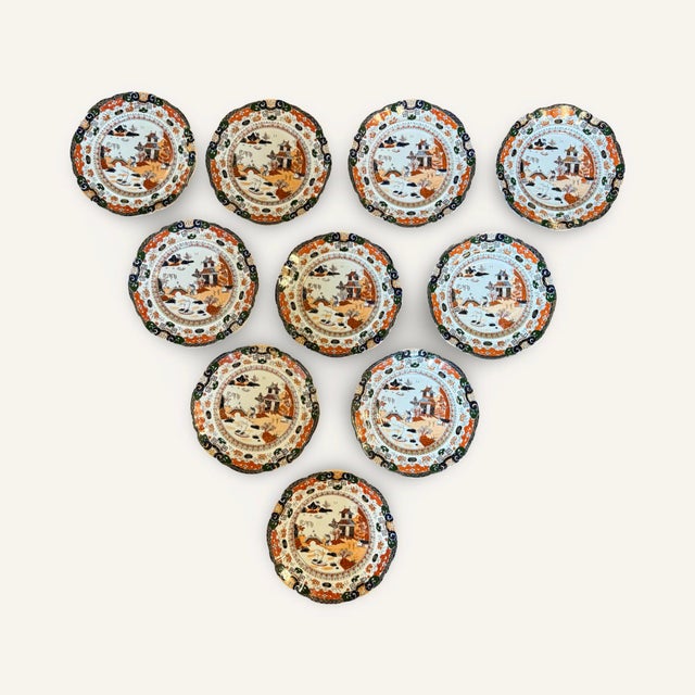 Mason's Ironstone Late 19th Century Mason’s Ironstone “Pekin Japan” Imari Pattern- 29 Pieces For Sale - Image 4 of 11
