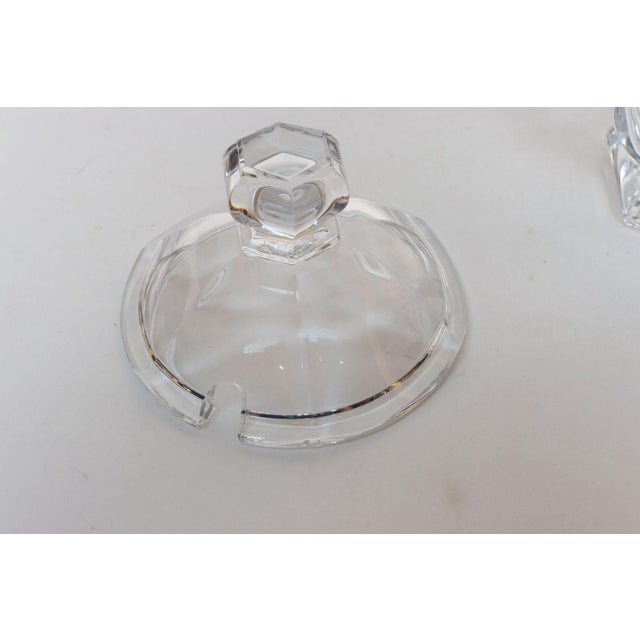 Vintage Baccarat Harcourt Missouri Crystal Lidded Sugar Bowl For Sale - Image 11 of 13