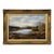 A tranquil mountain lake scene with vivid light, colour and natural beauty 1983 For Sale