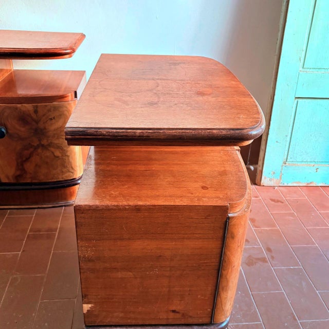 1950s Vintage Nightstands, 1950s, Set of 2 For Sale - Image 5 of 10