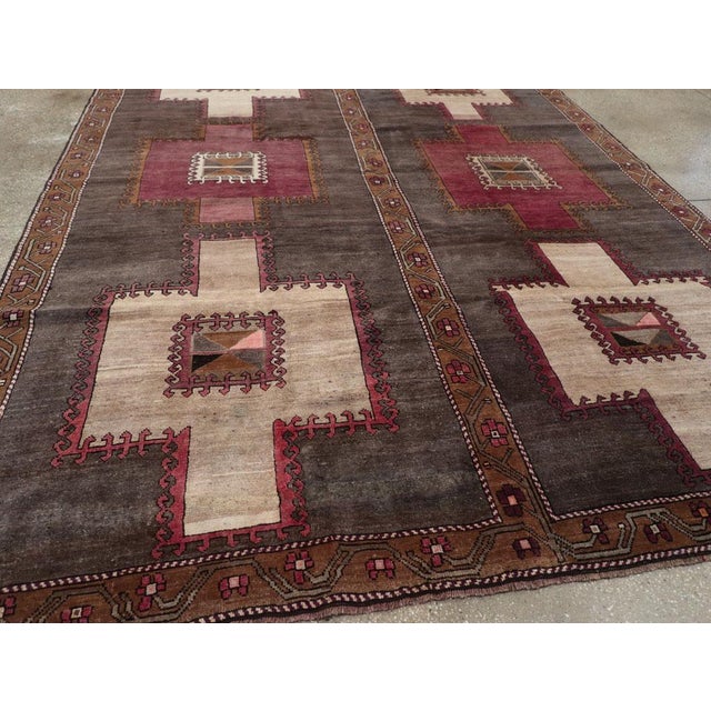 Galerie Shabab Collection Mid-20th Century Turkish Anatolian Tribal Carpet For Sale In New York - Image 6 of 8