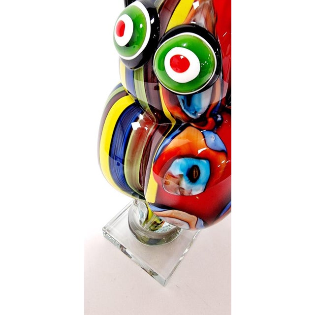 Murano Style Blown Glass Sculpture, 2000s For Sale - Image 12 of 16