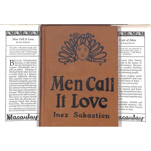 SABASTIEN, Inez [320] pp. The Macaulay Company 1926 7 1/2" x 5 1/2"