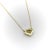 18k Gold Shield Shape Diamond Pendant With Diamond Halo For Sale In Los Angeles - Image 6 of 10