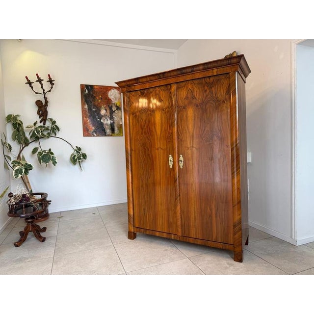Antique Biedermeier Hallway Wardrobe For Sale - Image 4 of 14