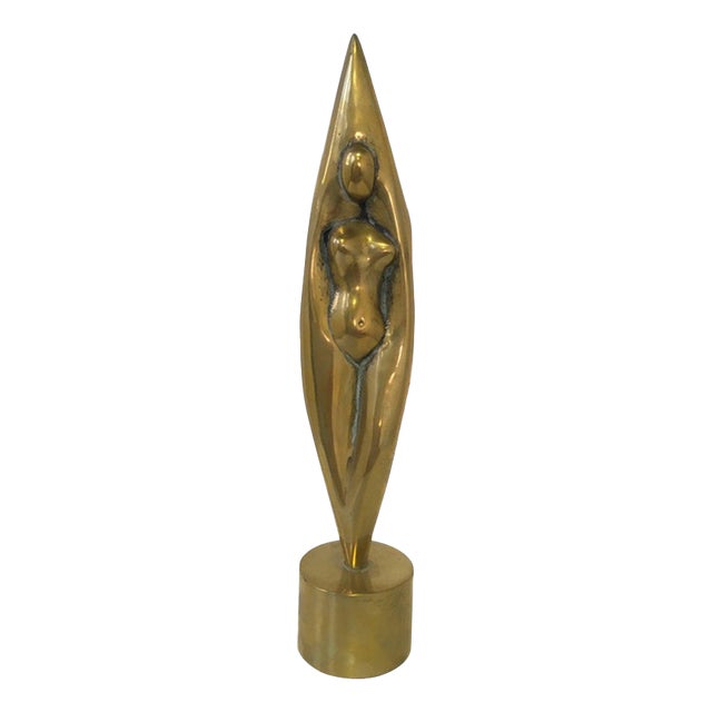 Andrea Picini, Postmodern Figurative Sculpture, 1980s, Bronze For Sale