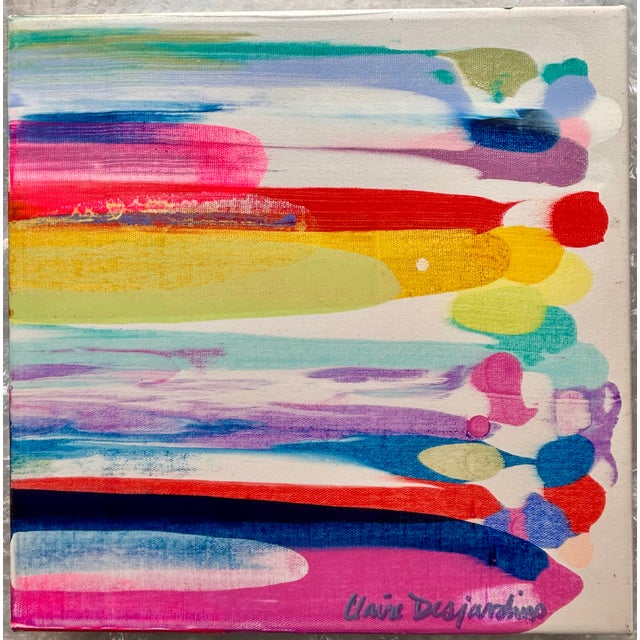 Contemporary Contemporary Abstract Painting “Way Up There” by Claire Desjardins For Sale - Image 3 of 8