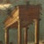 Textile Unknown, Architecture and Characters, Oil on Canvas For Sale - Image 7 of 14