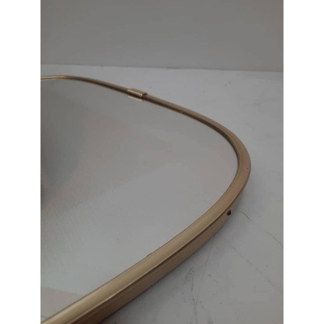 Mid-Century Asymmetric Kidney Mirror, 1950s For Sale - Image 5 of 11