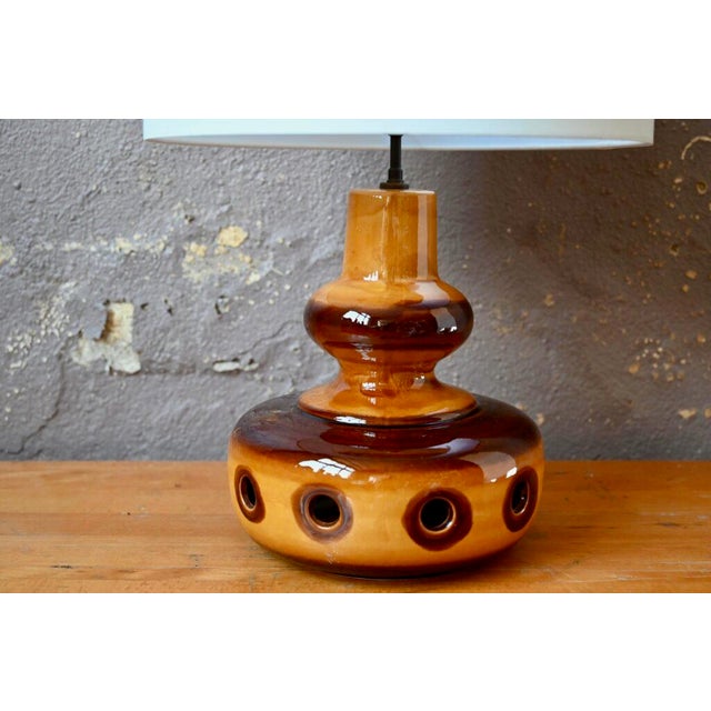 Ceramic Vintage Table Lamp, 1960s For Sale - Image 7 of 9