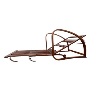H-74 Adjustable Lounge Chair by Jindrich Halabala for Up Závody, 1930s For Sale