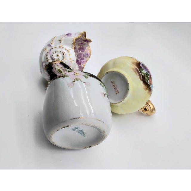 Antique Art Nouveau Unmatched Collection of Porcelain Creamers - 3 pcs For Sale In Portland, ME - Image 6 of 10