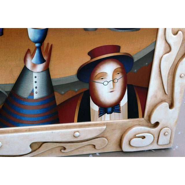 Anton Arkhipov Dona Dolores Original Russian Painting Custom Framed Art Artwork For Sale In Denver - Image 6 of 12