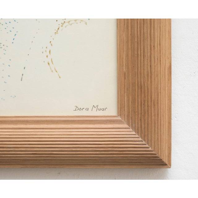 Dora Maar, Pointillist Surrealist Landscape, Paper, Framed For Sale - Image 6 of 15