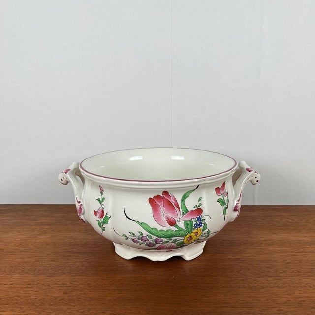 Soup Tureen with Handle from KG Lunéville, 1950 For Sale - Image 4 of 12